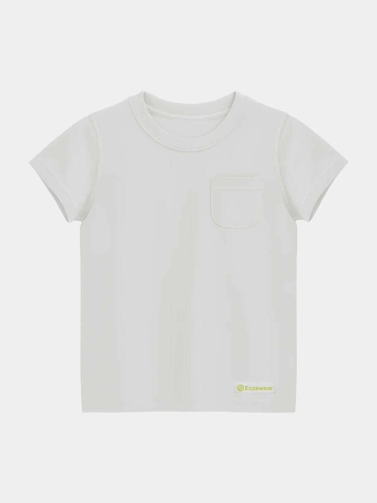 【EczeWear】濕疹舒緩保濕護膚衣服系列 - 短袖圓領上衣 (男女童裝) Kids - Loungewear Crew Neck Short-Sleeved Eczema Relief T-shirt (Unisex)