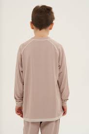 【EczeWear】童裝保濕護膚家居服 - 長袖圓領上身睡衣(男女童裝)Loungewear Kids - Long Sleeve Round Neck Shirt (Unisex)