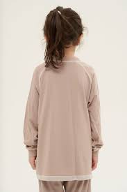 【EczeWear】童裝保濕護膚家居服 - 長袖圓領上身睡衣(男女童裝)Loungewear Kids - Long Sleeve Round Neck Shirt (Unisex)