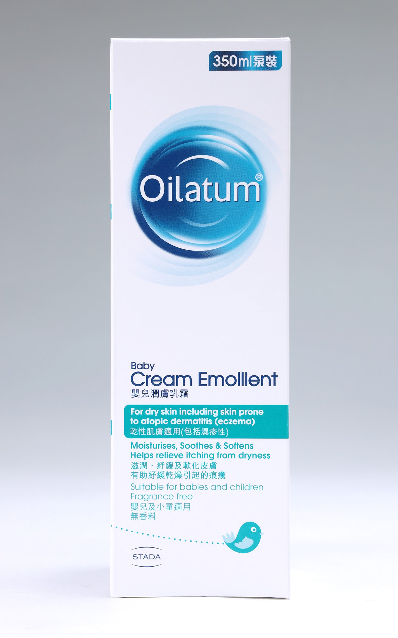 【Oilatum®】愛麗她嬰兒潤膚乳霜 350ml (泵裝) Oilatum® Baby Cream Emollient (with Pump)
