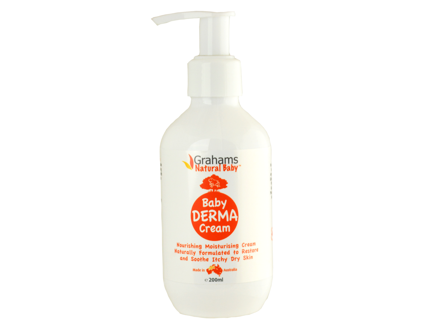 【Grahams Natural】嬰兒防敏修護乳液 Baby Derma Cream 200ml