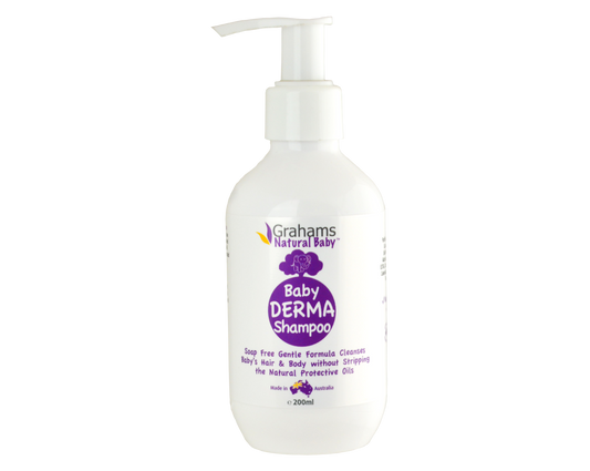 【Grahams Natural】嬰兒防敏洗髮露 Baby Derma Shampoo 200ml