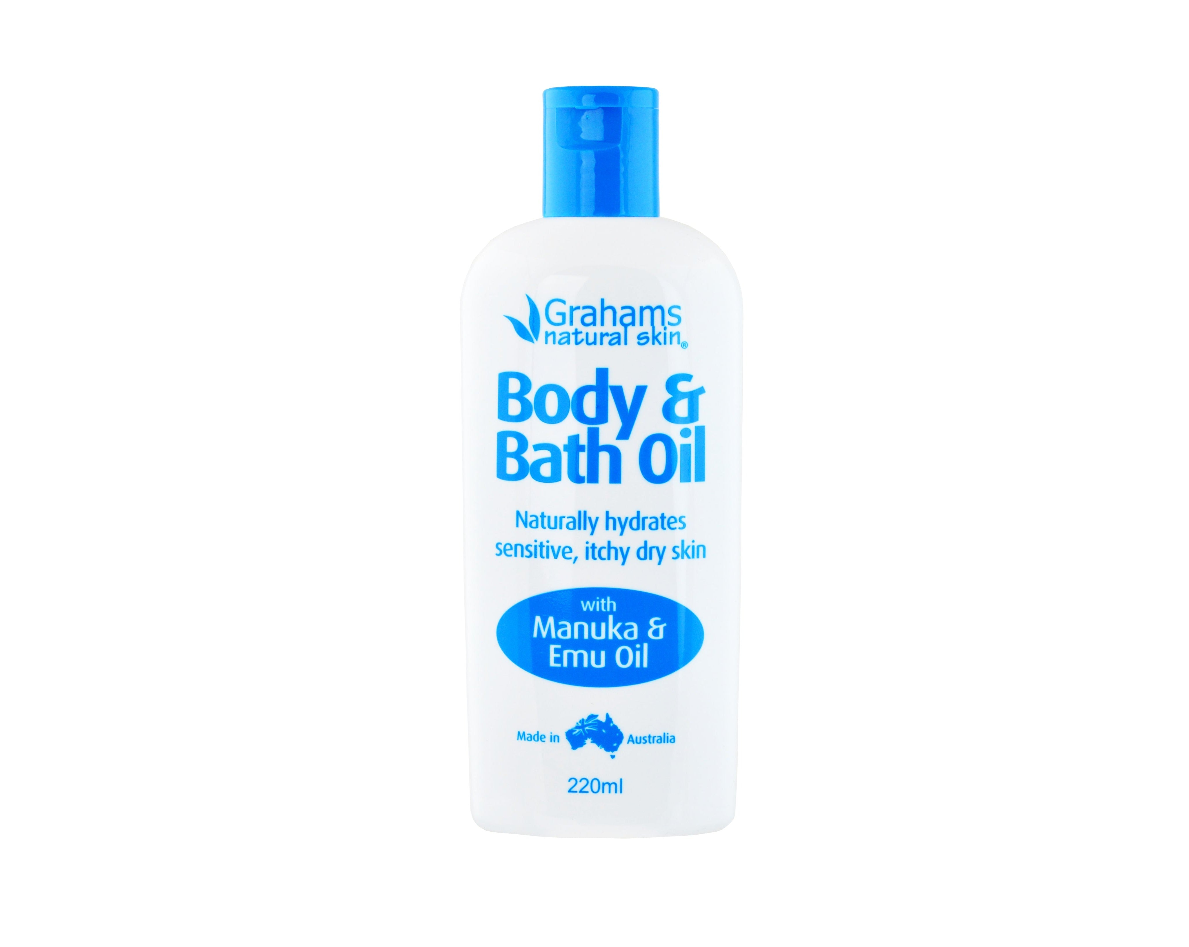 【Grahams Natural】天然舒敏修護沐浴油 Body & Bath Oil 220ml