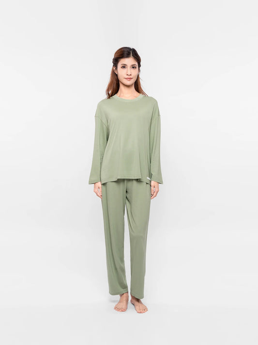 【EczeWear】女裝濕疹舒緩保濕長睡褲 Women Long Eczema Relief Pants