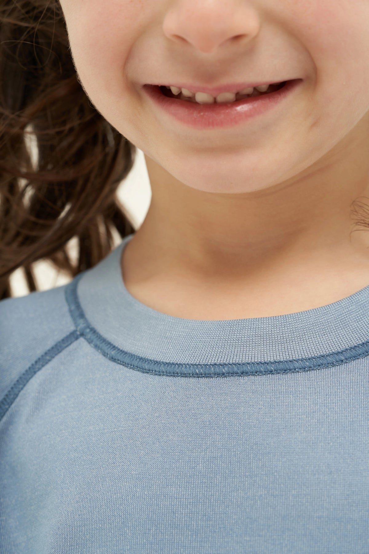 【EczeWear】濕疹舒緩保濕護膚衣服系列 - 圓領插肩短袖T恤 (男女童裝) Kids Eczema Relief Short Sleeve Round Neck T-Shirt (Unisex)