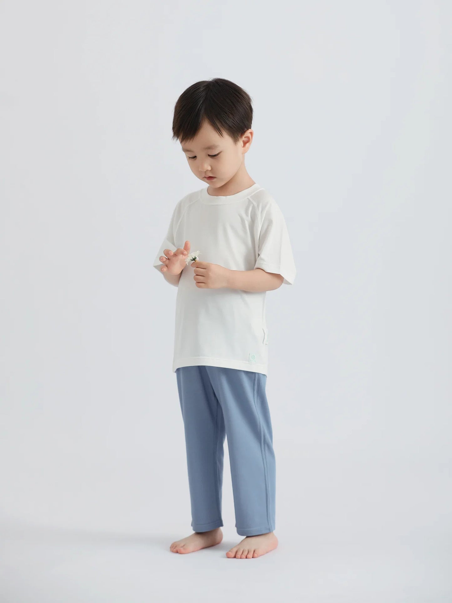 【EczeWear】濕疹舒緩保濕護膚衣服系列 - 幼童九分褲 (男女童裝) Loungewear Cropped Eczema Relief Pants (Unisex)