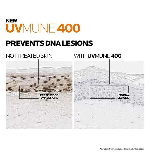 【La Roche-Posay】全效廣譜輕盈隔離乳液  ANTHELIOS UVMUNE 400 INVISIBLE FLUID SPF50+ 50ml