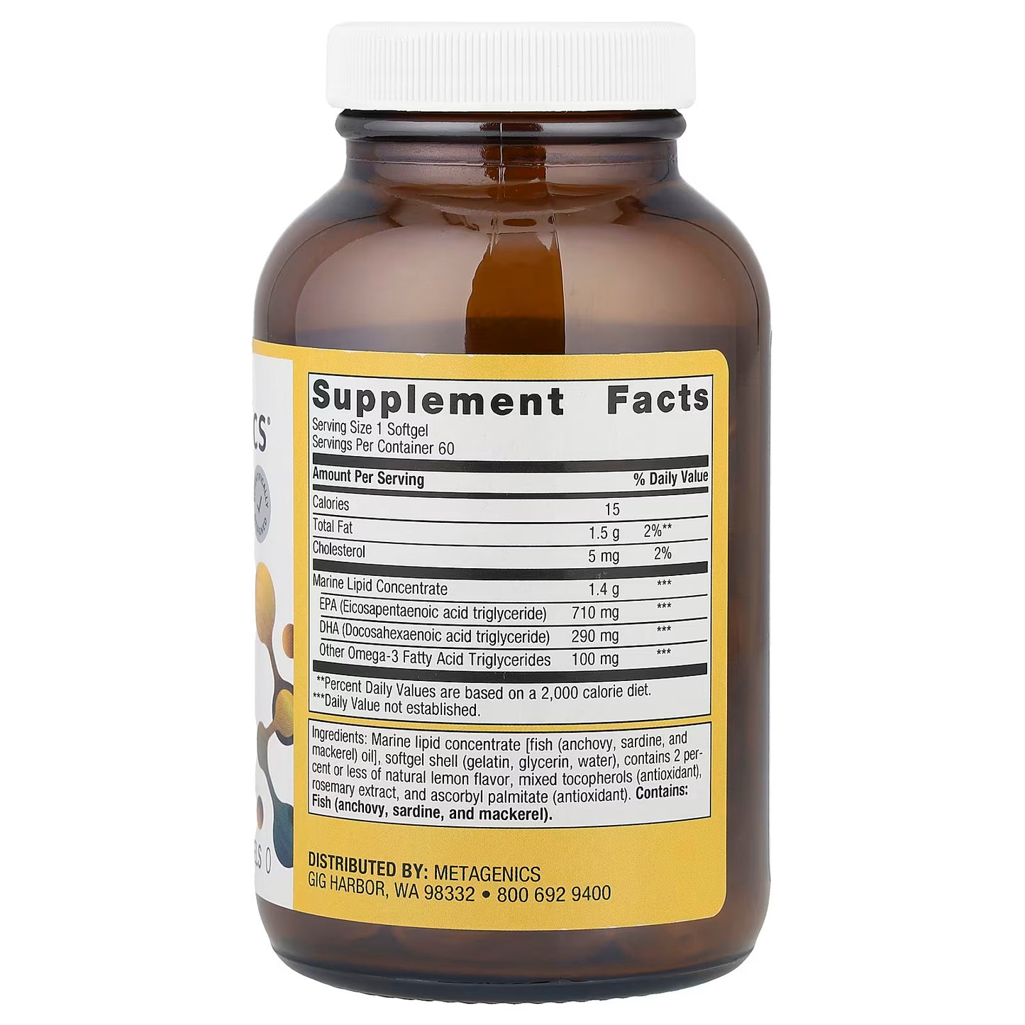 Metagenics OmegaGenics® Fish Oil EPA-DHA 1000mg 魚油 60/120粒軟膠囊