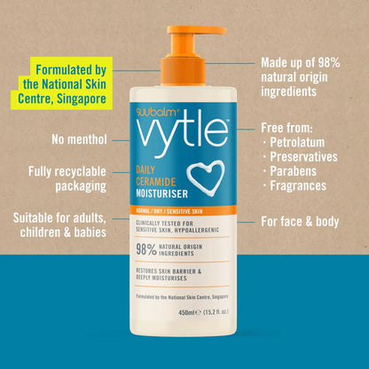 【Suu Balm】Vytle™ Daily Ceramide Moisturiser 維膚妥神經醯胺乳霜