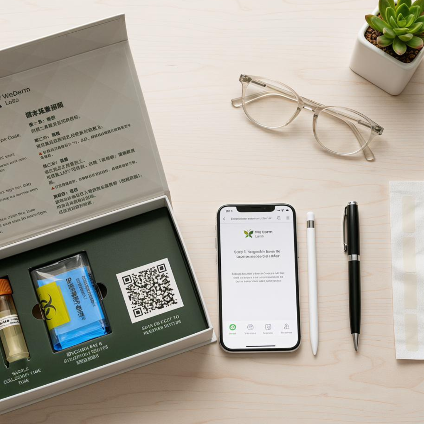 WeDerm Labs 15 Species Gut Microbiome Test 腸道微生態測試（精準分析2種發炎菌株 + 13種益生菌）