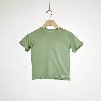 【EczeWear】濕疹舒緩保濕護膚衣服系列 - 圓領插肩短袖T恤 (男女童裝) Kids Eczema Relief Short Sleeve Round Neck T-Shirt (Unisex)
