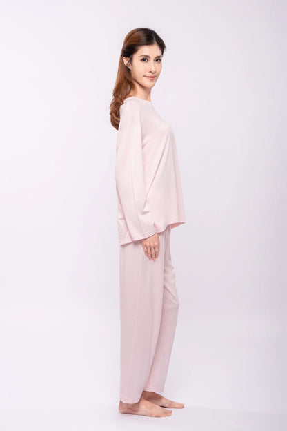 【EczeWear】女裝濕疹舒緩保濕落肩長袖T恤 Women Long Sleeve Eczema Relief Upshirt