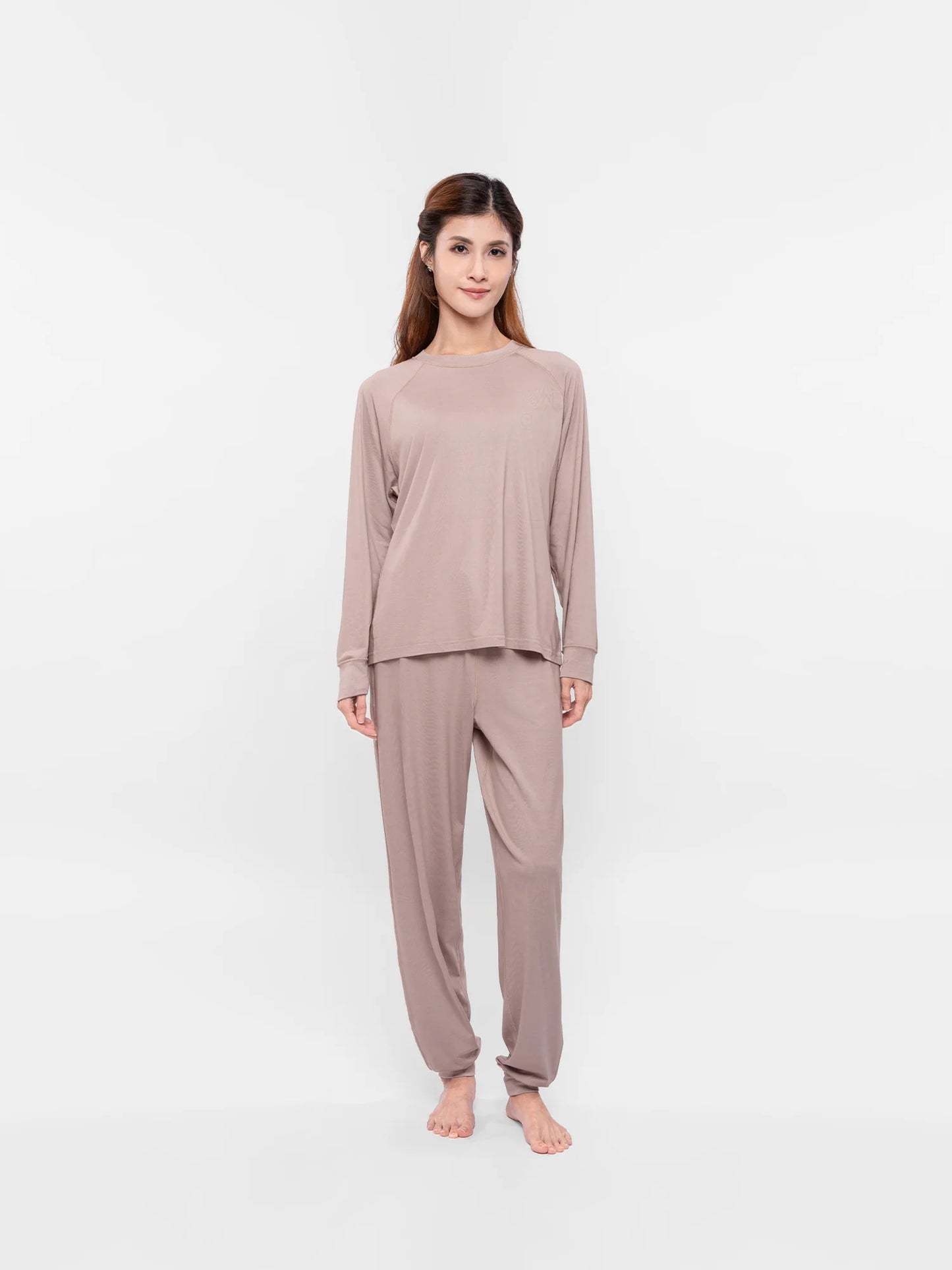 【EczeWear】濕疹舒緩保濕家居服 - 長褲 (女裝, 彈性袖口) Women Loungewear Eczema Relief Long Pants (Elastic Sleeve Cuff)