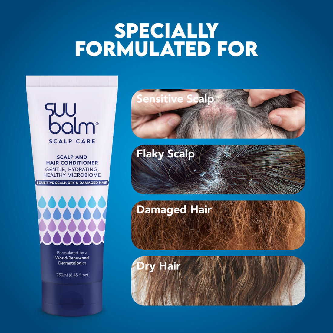 【Suu Balm】 速效舒敏頭皮護髮素 Scalp and Hair Conditioner 250ml