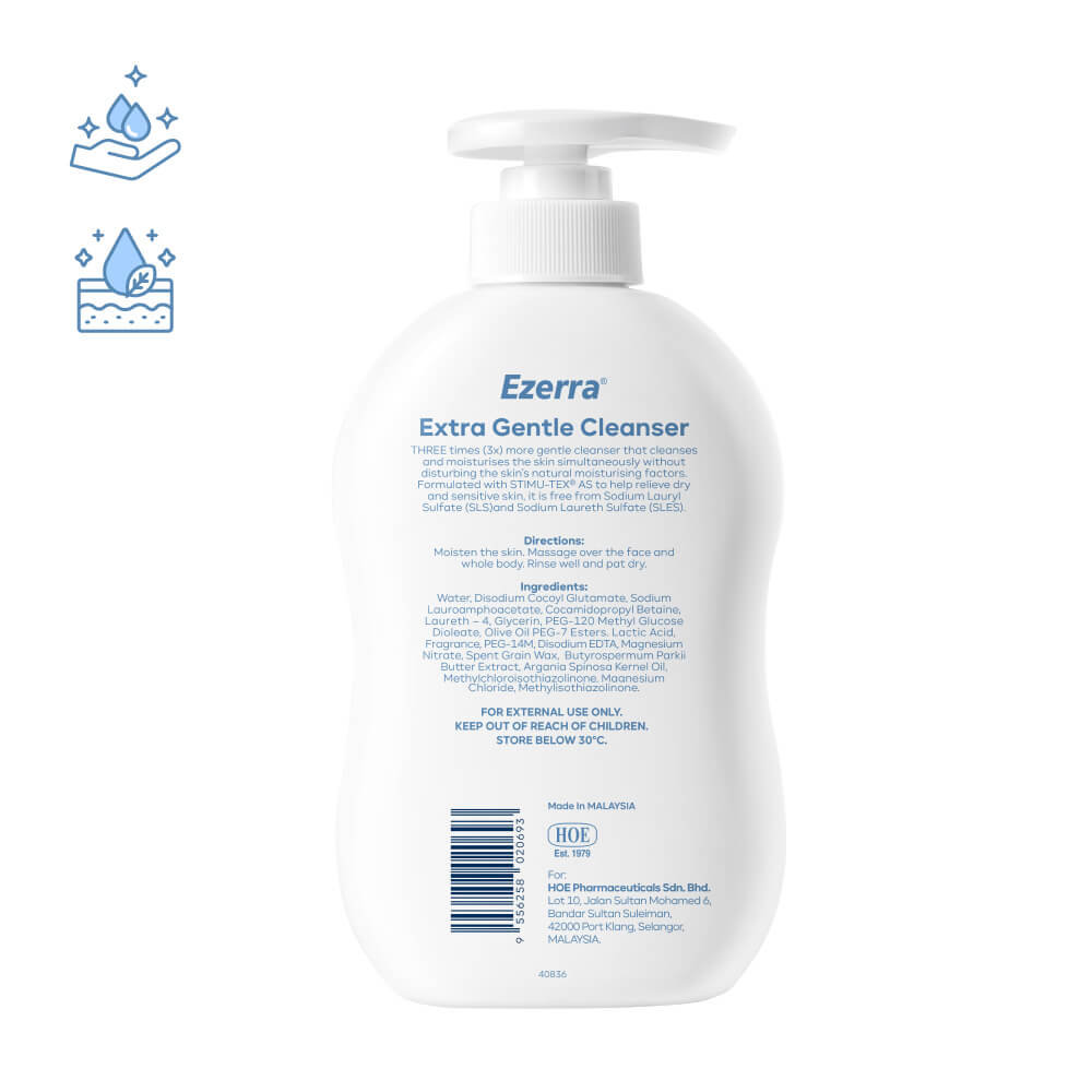 【Ezerra】Ezerra Extra Gentle Cleanser 沐浴露 150ml/500ml