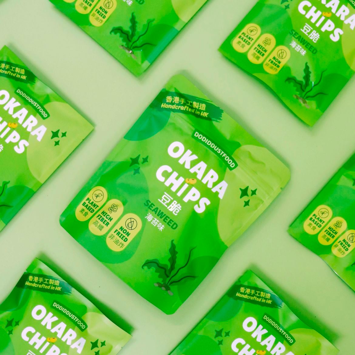 【Okara Chips 豆脆】海苔味 Seaweed (升級配方 Upgraded Formula)