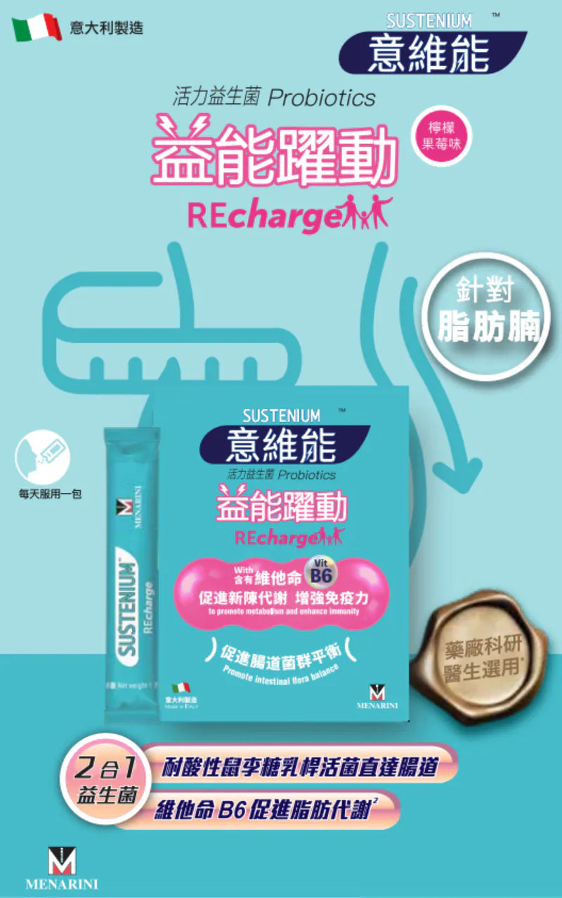 【SUSTENIUM】意維能 益能躍動益生菌 30包
